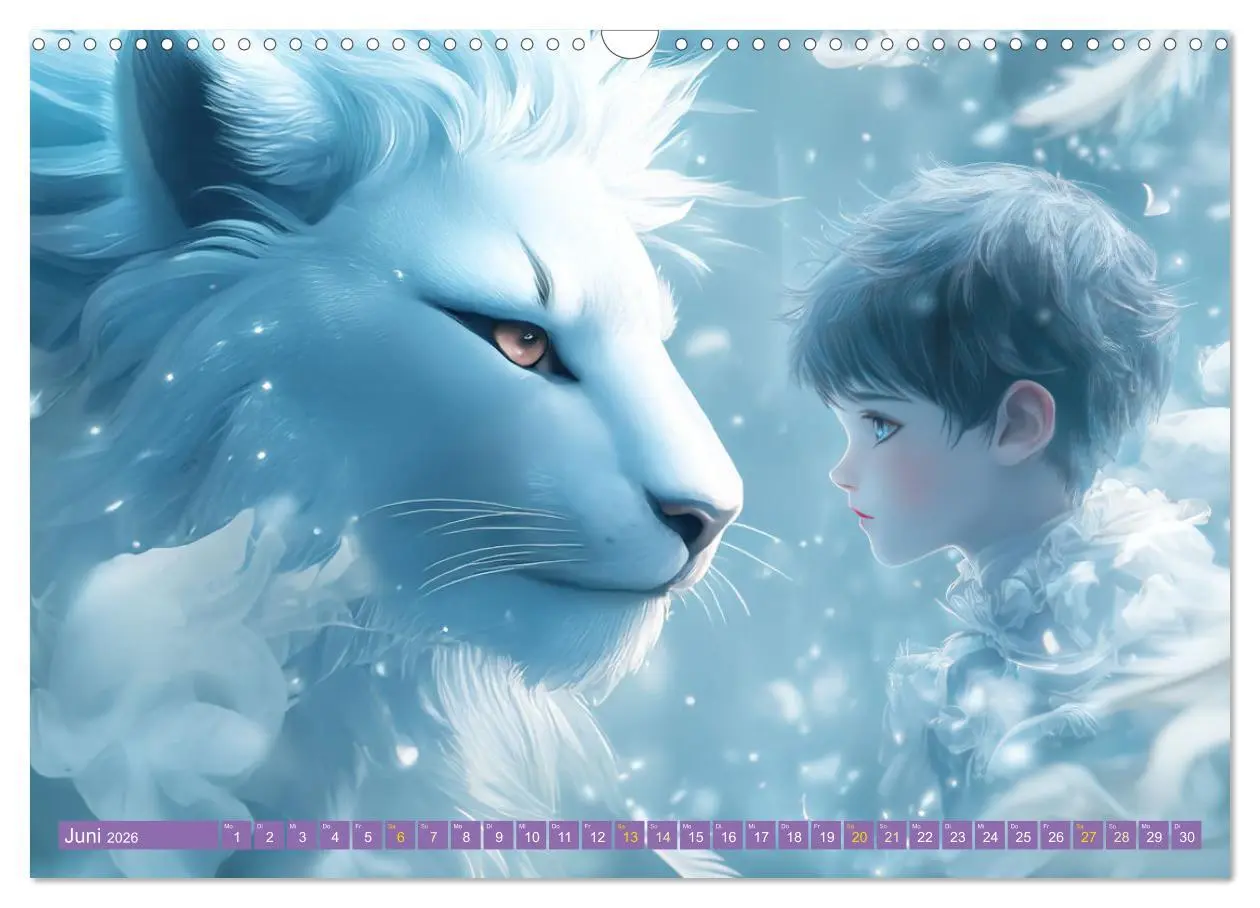 Bild: 9783457259931 | Winterliche Fantasie Animé (Wandkalender 2026 DIN A3 quer),...