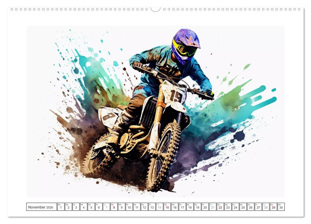 Bild: 9783457499931 | Motorcross Xtreme (hochwertiger Premium Wandkalender 2026 DIN A2...