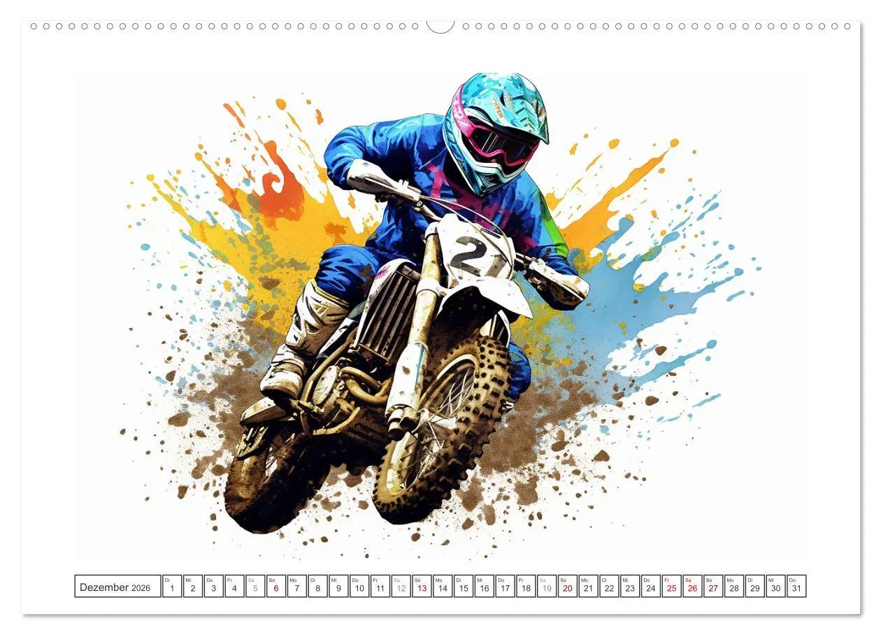Bild: 9783457499931 | Motorcross Xtreme (hochwertiger Premium Wandkalender 2026 DIN A2...