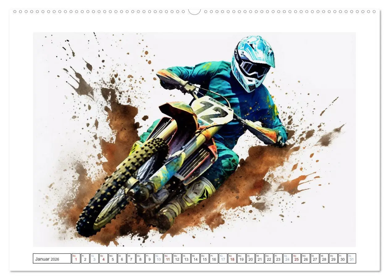 Bild: 9783457499931 | Motorcross Xtreme (hochwertiger Premium Wandkalender 2026 DIN A2...