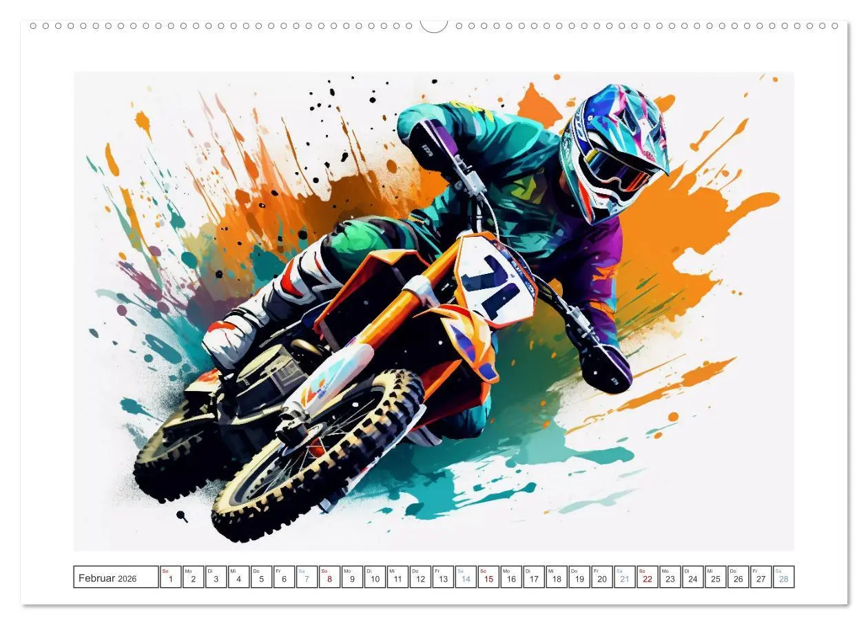 Bild: 9783457499931 | Motorcross Xtreme (hochwertiger Premium Wandkalender 2026 DIN A2...