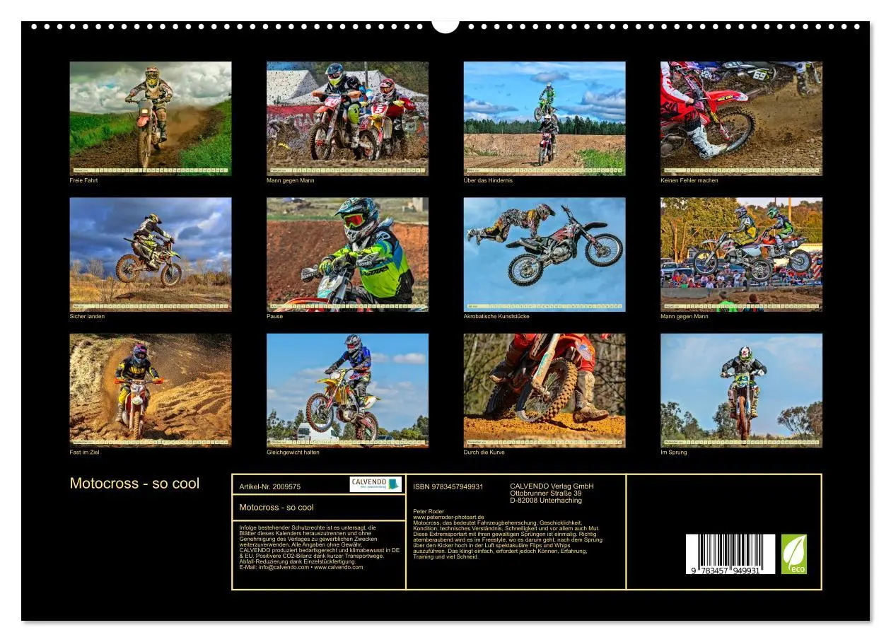 Bild: 9783457949931 | Motocross - so cool (hochwertiger Premium Wandkalender 2026 DIN A2...