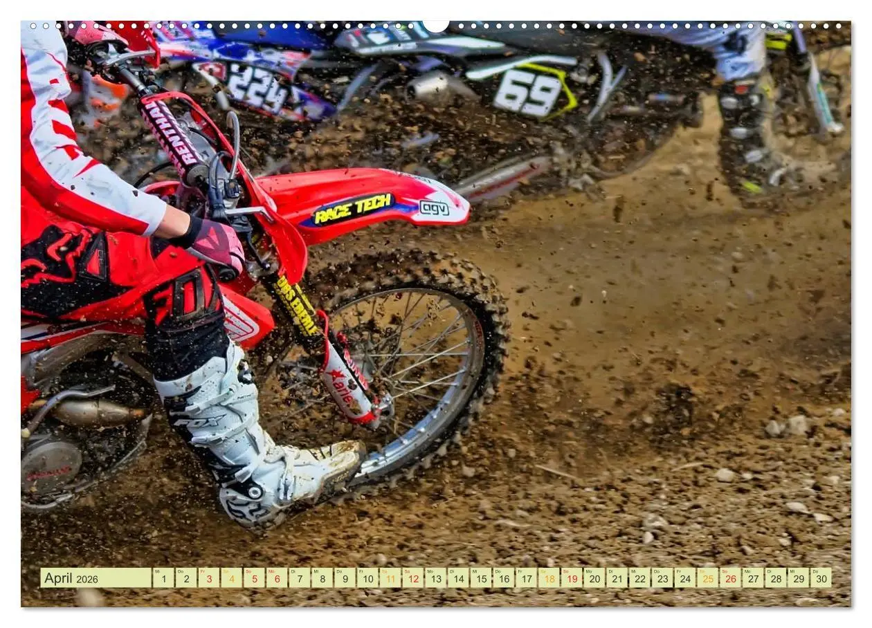 Bild: 9783457949931 | Motocross - so cool (hochwertiger Premium Wandkalender 2026 DIN A2...