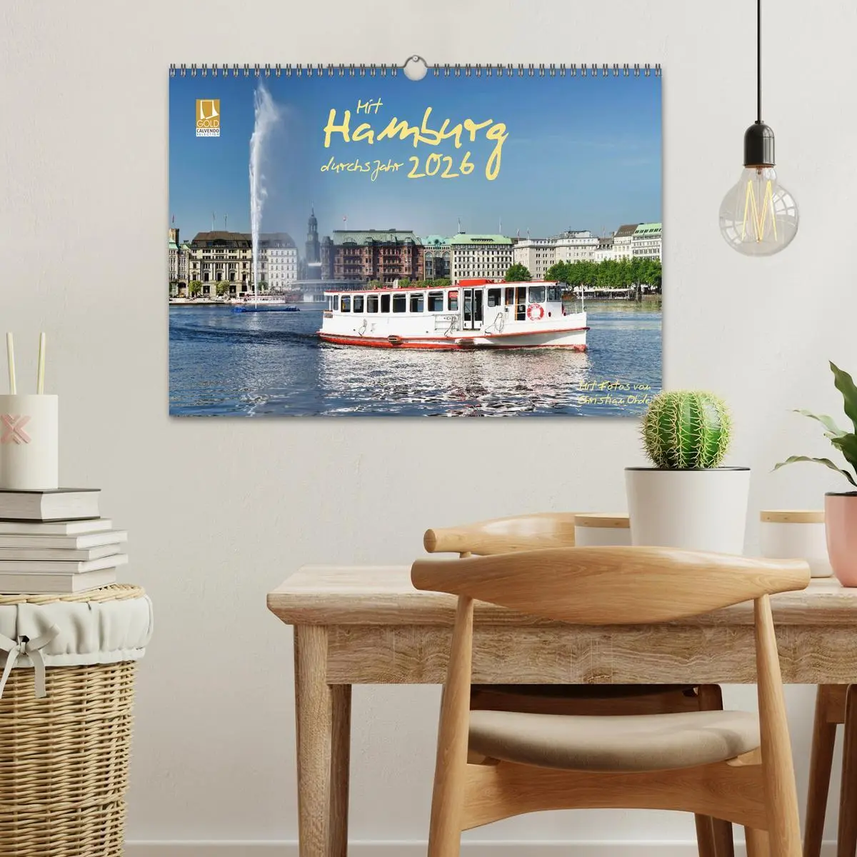 Bild: 9783516039931 | Mit Hamburg durchs Jahr 2026 (Wandkalender 2026 DIN A3 quer),...