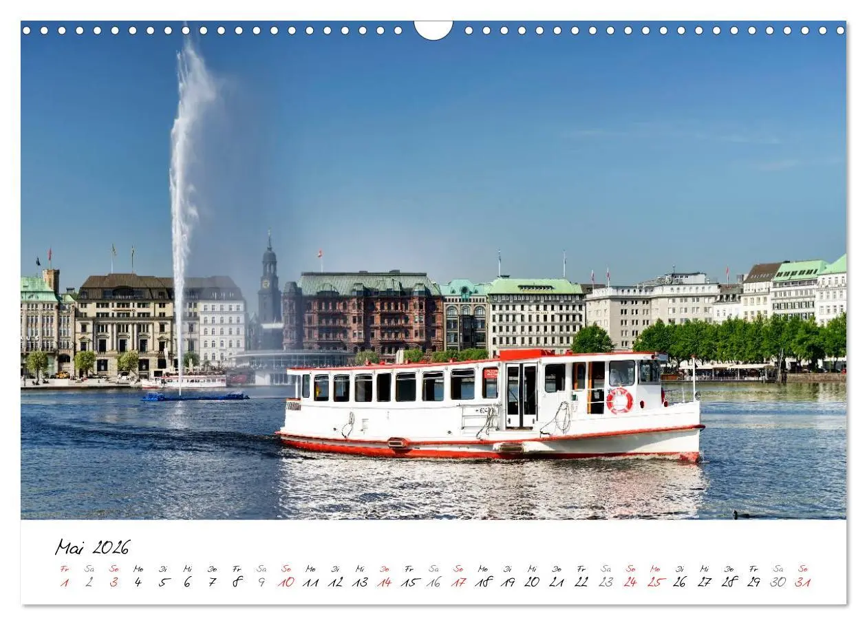 Bild: 9783516039931 | Mit Hamburg durchs Jahr 2026 (Wandkalender 2026 DIN A3 quer),...