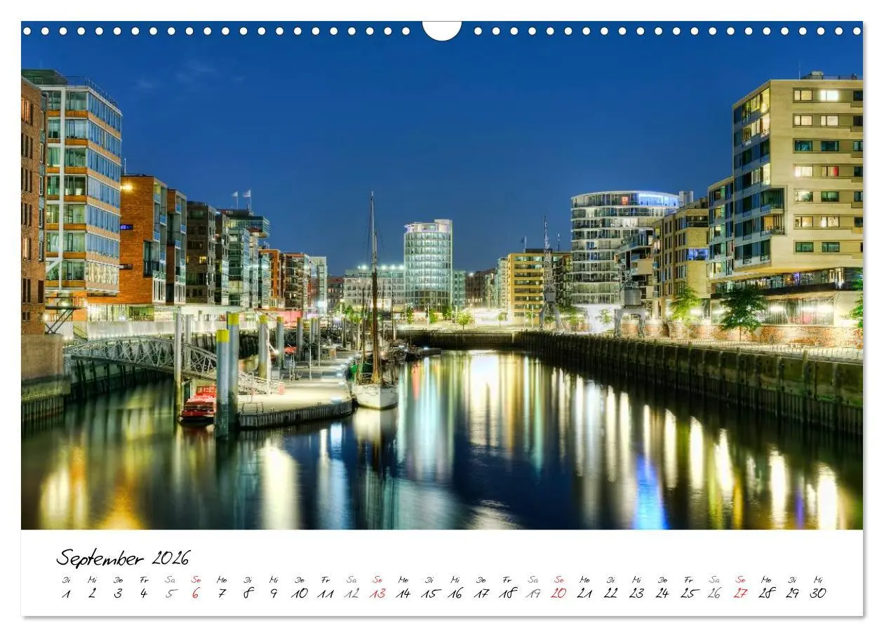Bild: 9783516039931 | Mit Hamburg durchs Jahr 2026 (Wandkalender 2026 DIN A3 quer),...