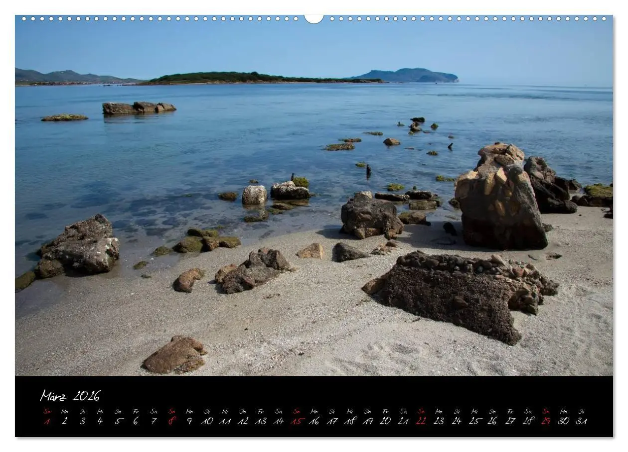 Bild: 9783516109931 | Blaues Sardinien (hochwertiger Premium Wandkalender 2026 DIN A2...