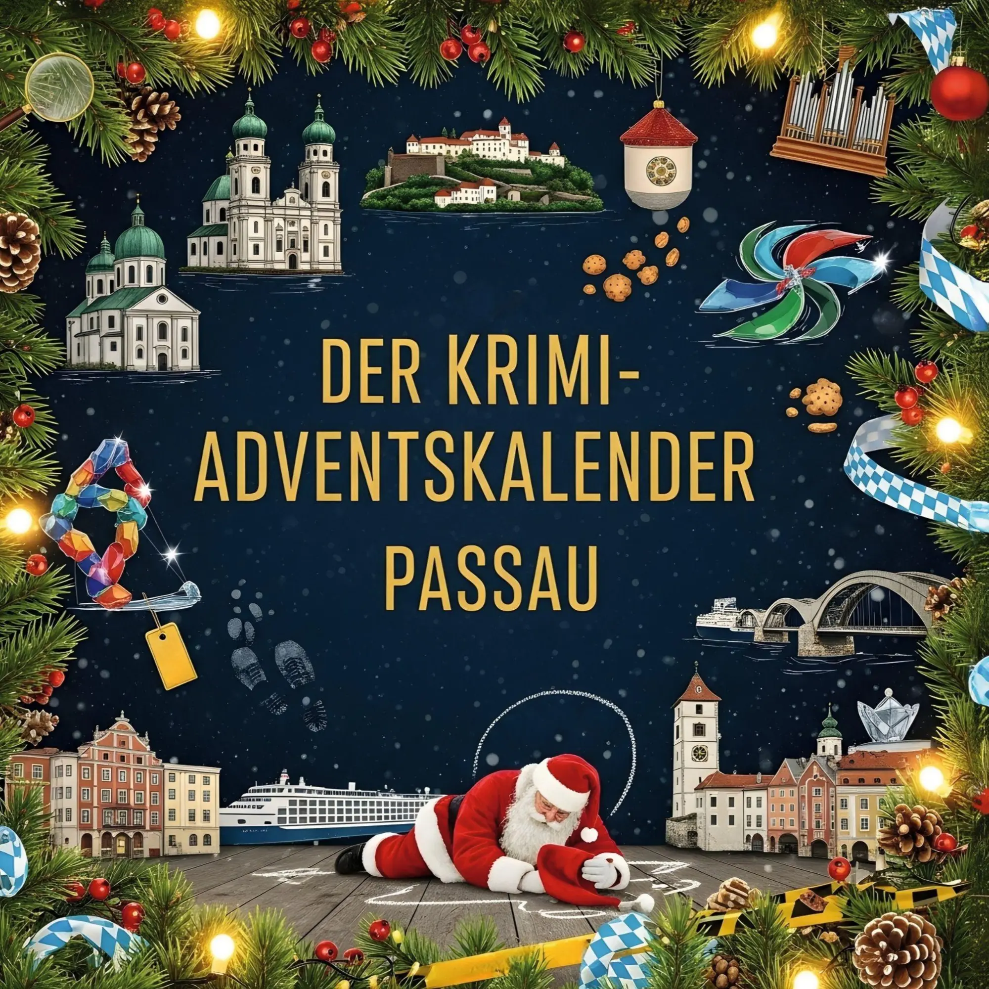 Cover: 9783695309931 | Der Krimi-Adventskalender Passau | Mordsverdächtig in 24 Akten | Lang