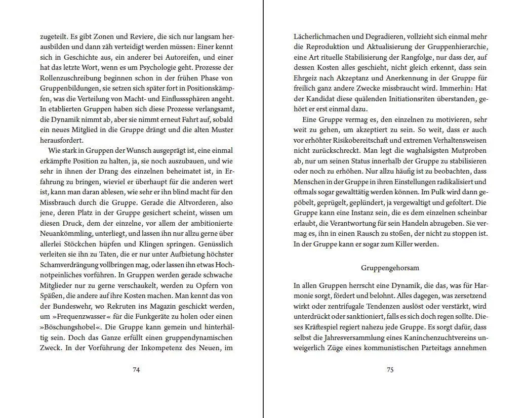 Bild: 9783866749931 | Gruppe und Graus | Rudelbildung im 21. Jahrhundert | Martin Hecht