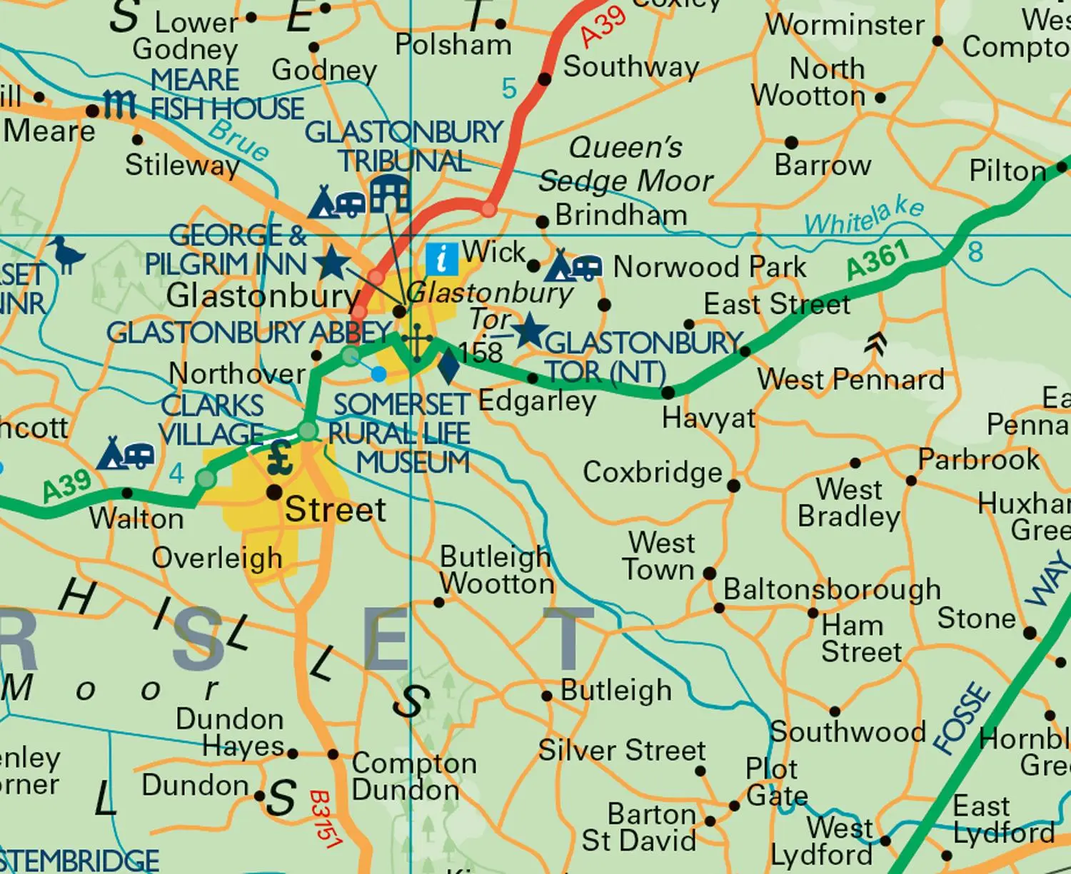 Bild: 9780008580032 | Somerset Pocket Map | The Perfect Way to Explore Somerset | Collins