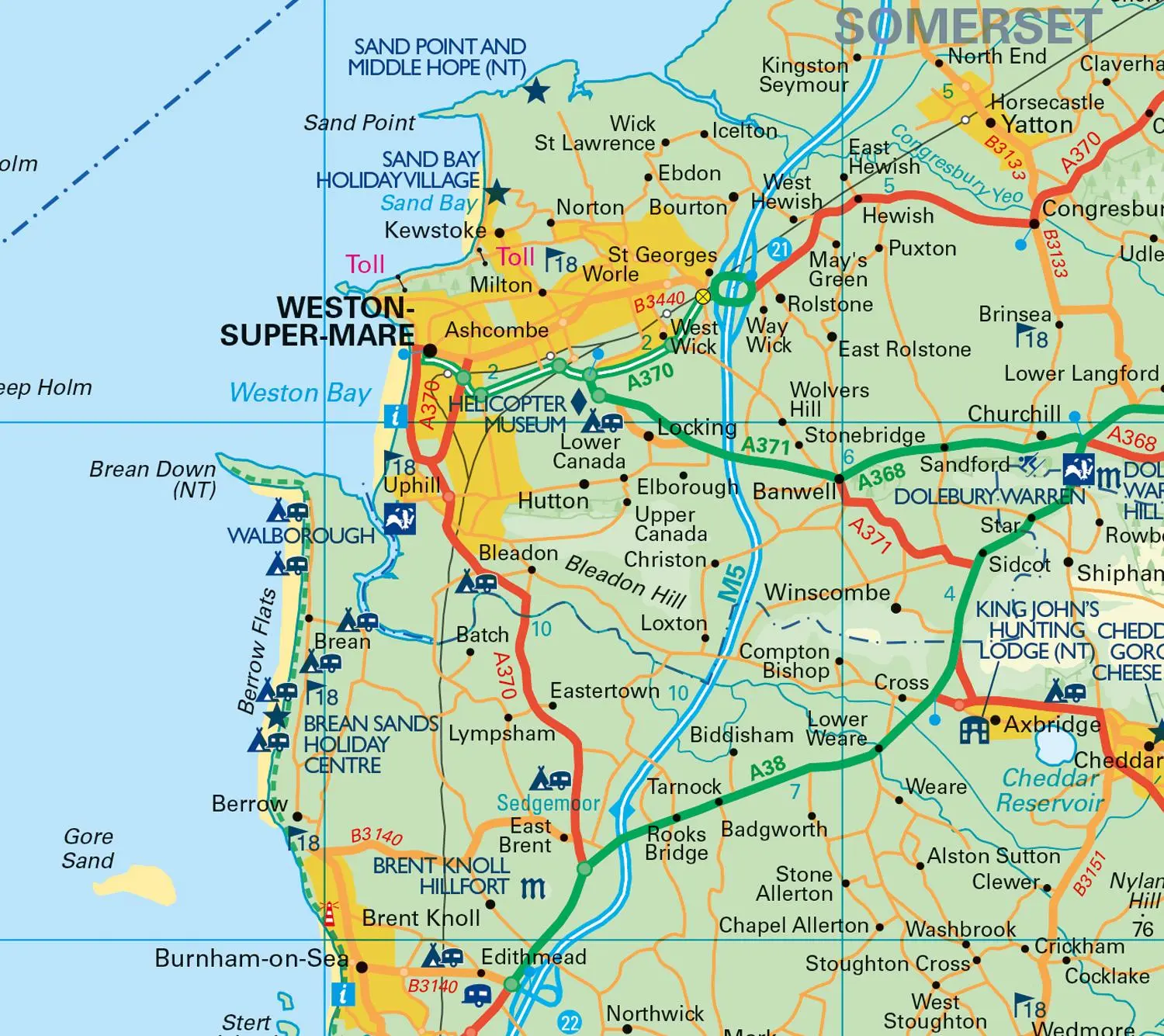 Bild: 9780008580032 | Somerset Pocket Map | The Perfect Way to Explore Somerset | Collins