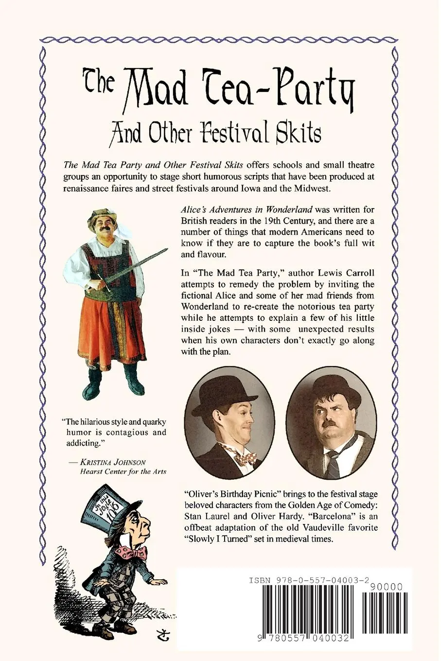 Rückseite: 9780557040032 | The Mad Tea Party and Other Festival Skits | Alan Lance Andersen