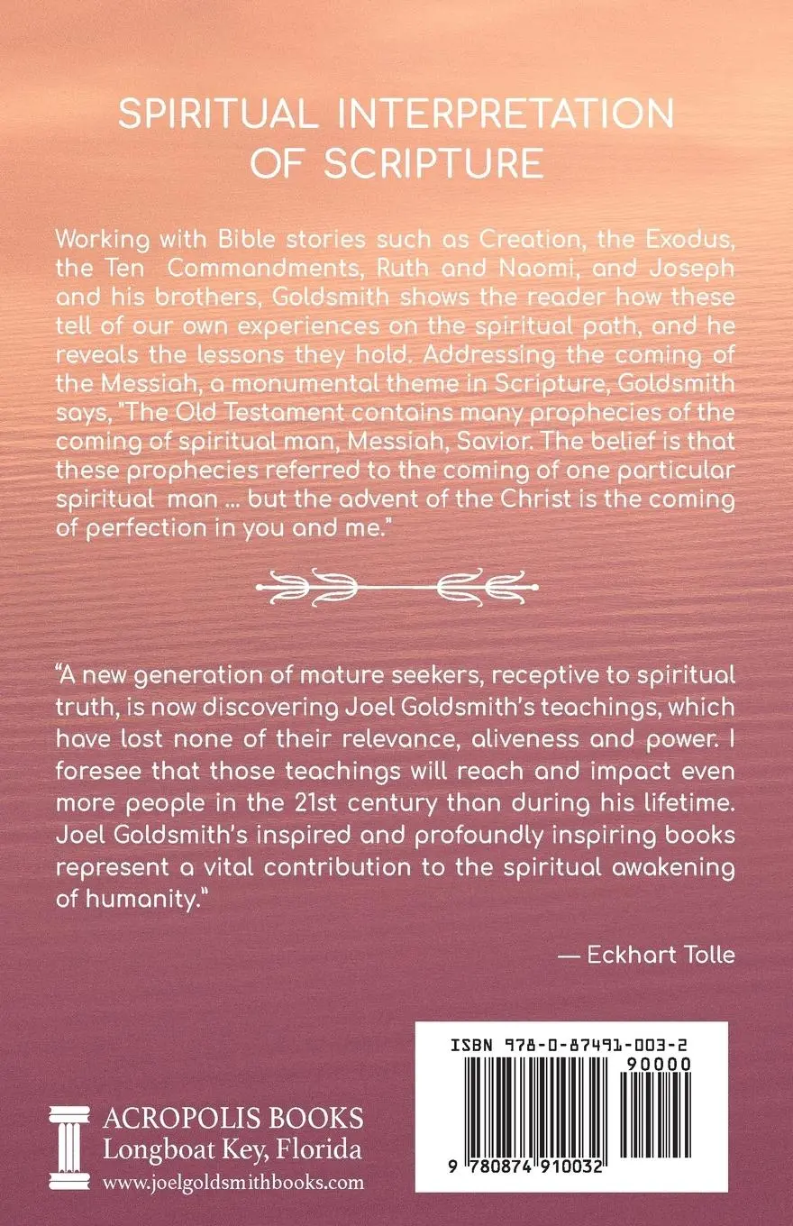 Rückseite: 9780874910032 | Spiritual Interpretation of Scripture | Joel S. Goldsmith | Buch