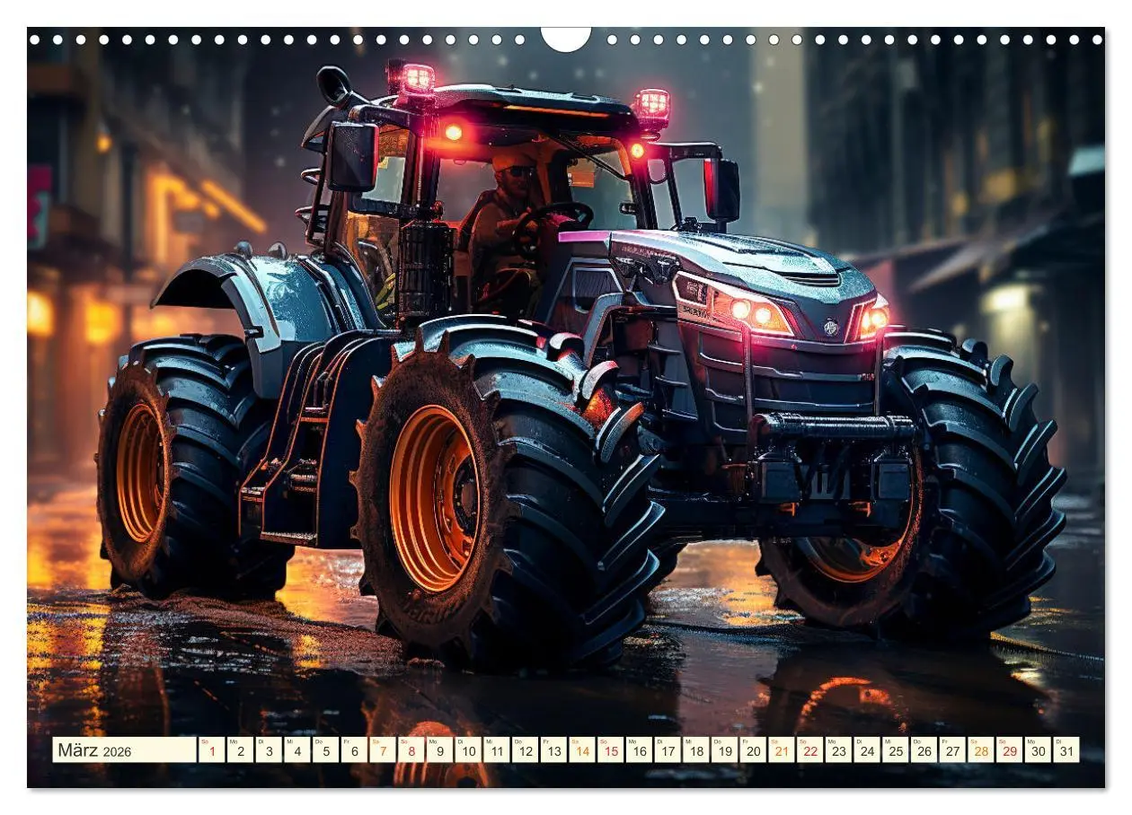 Bild: 9783457510032 | Traktor Fantasien (Wandkalender 2026 DIN A3 quer), CALVENDO...