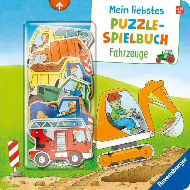 Cover: 9783473420032 | Mein liebstes Puzzle-Spielbuch - Fahrzeuge | Sabine Cuno | Buch | 2024