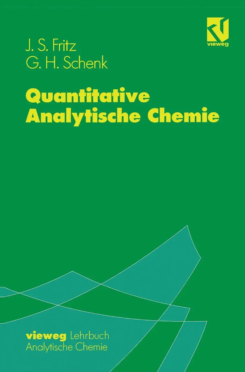 Cover: 9783540670032 | Quantitative Analytische Chemie | Grundlagen - Methoden - Experimente