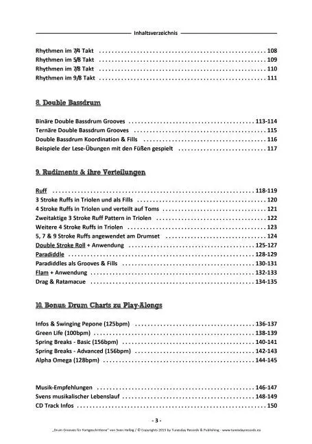 Bild: 9783955340032 | Drum-Grooves für Fortgeschrittene, m. 2 Audio-CDs | Sven Helbig | 2015