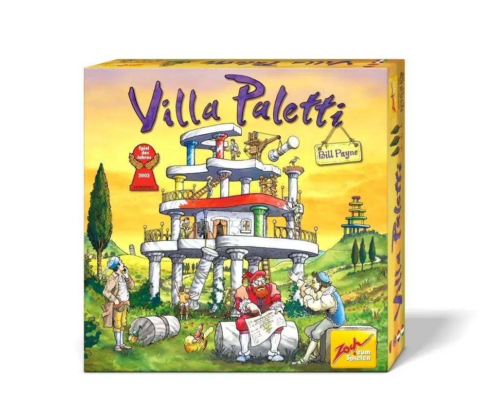 Cover: 4015682200132 | Villa Paletti | Bill Payne | Spiel | Brettspiel | 22900 | Deutsch