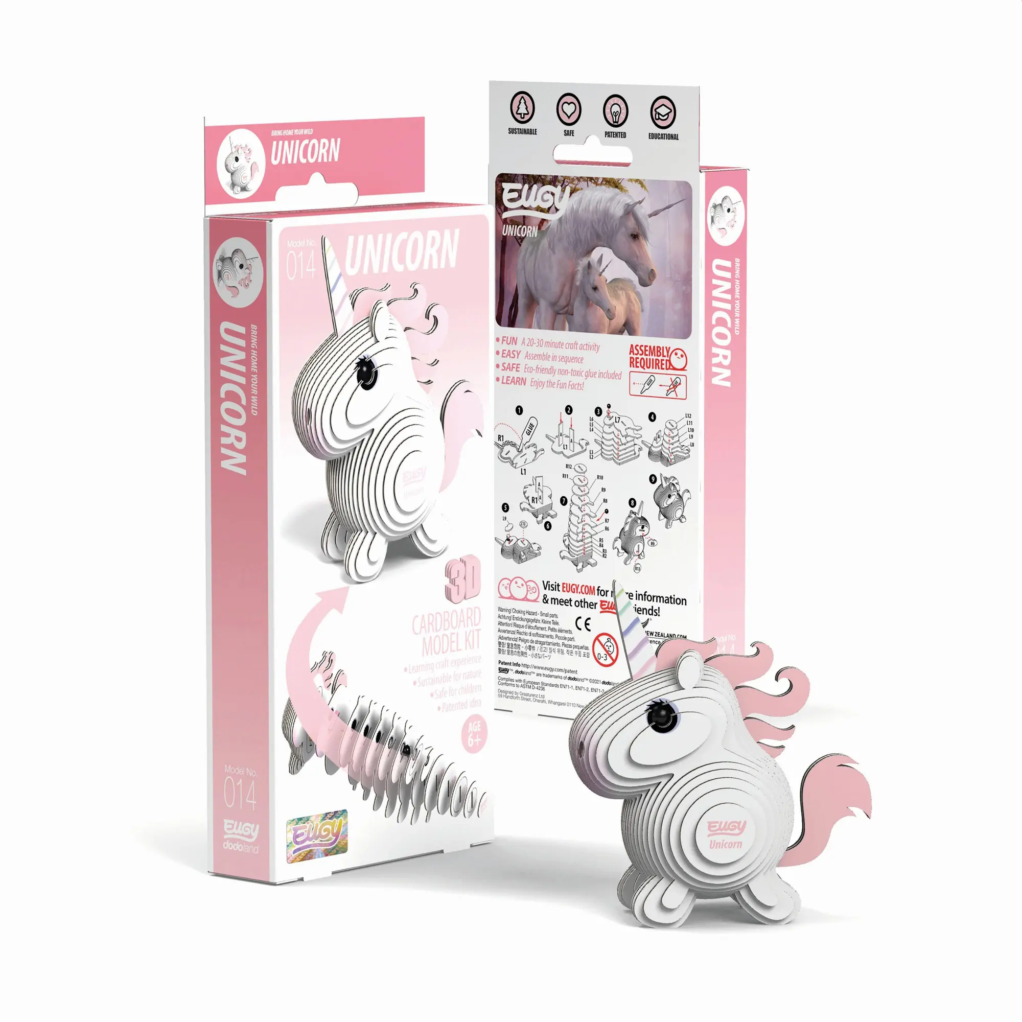 Cover: 9421035150132 | EUGY - 3D Bastelset Einhorn | Eugy | Kit (Bastelset) | 650014 | 2023