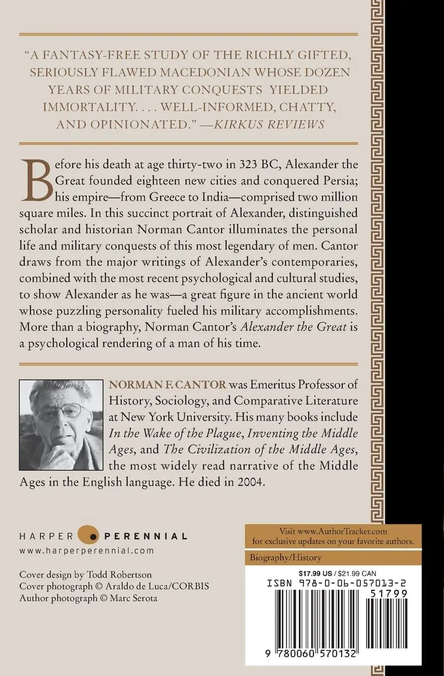 Rückseite: 9780060570132 | Alexander the Great | Journey to the End of the Earth | Cantor | Buch