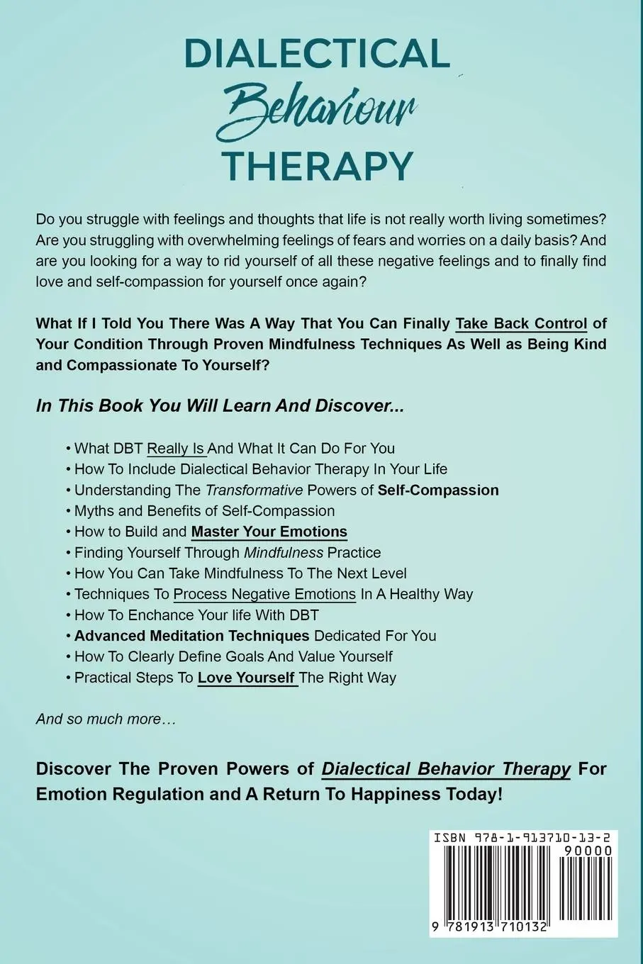 Rückseite: 9781913710132 | Dialectical Behaviour Therapy | Jeffrey Mckay | Taschenbuch | Englisch