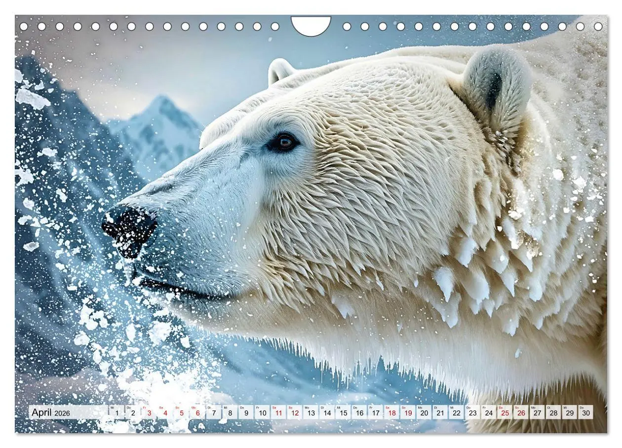 Bild: 9783457360132 | Im magischen Land der Eisbären (Wandkalender 2026 DIN A4 quer),...