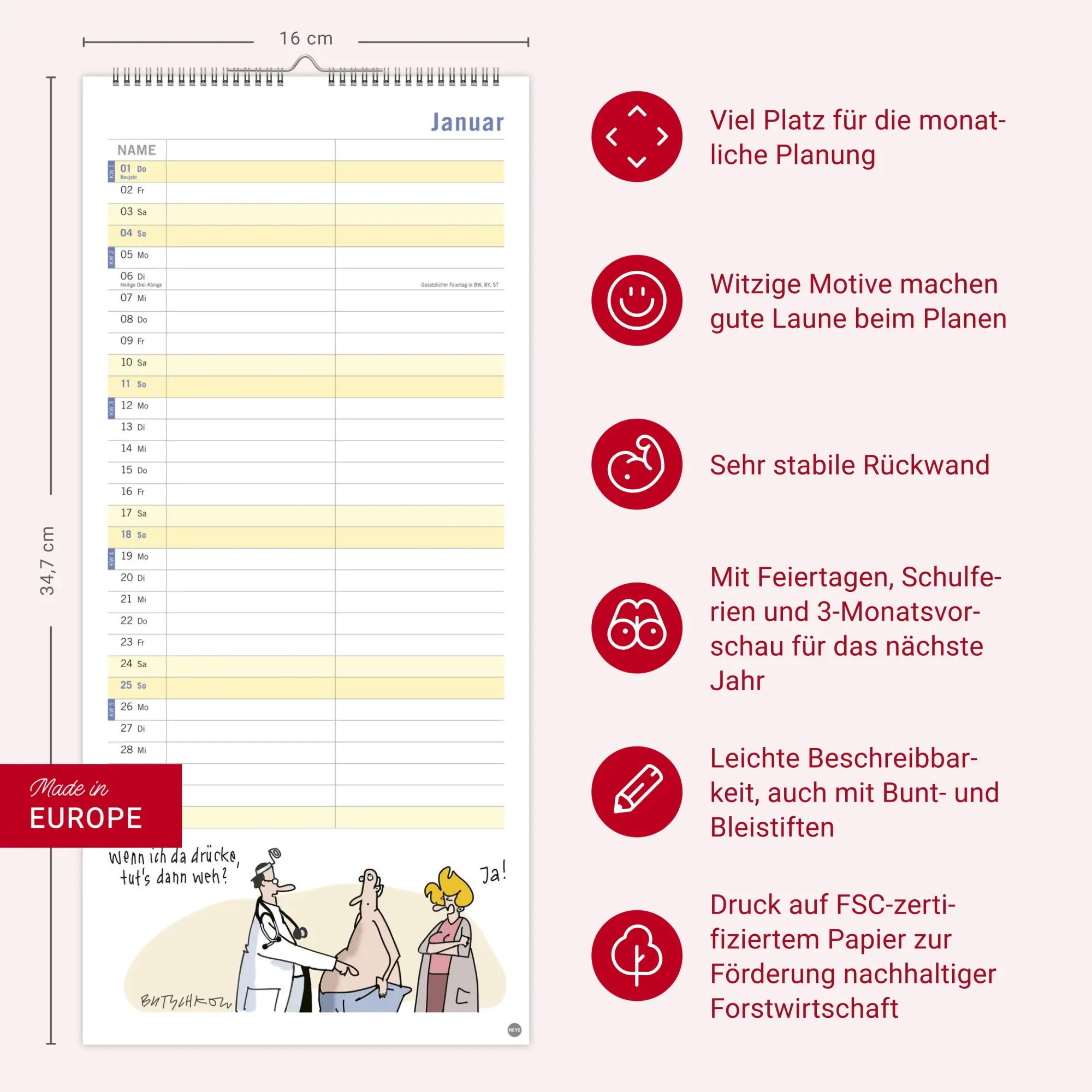 Bild: 9783756410132 | Peter Butschkow: Planer für zwei - Du &amp; ich 2026 | Peter Butschkow