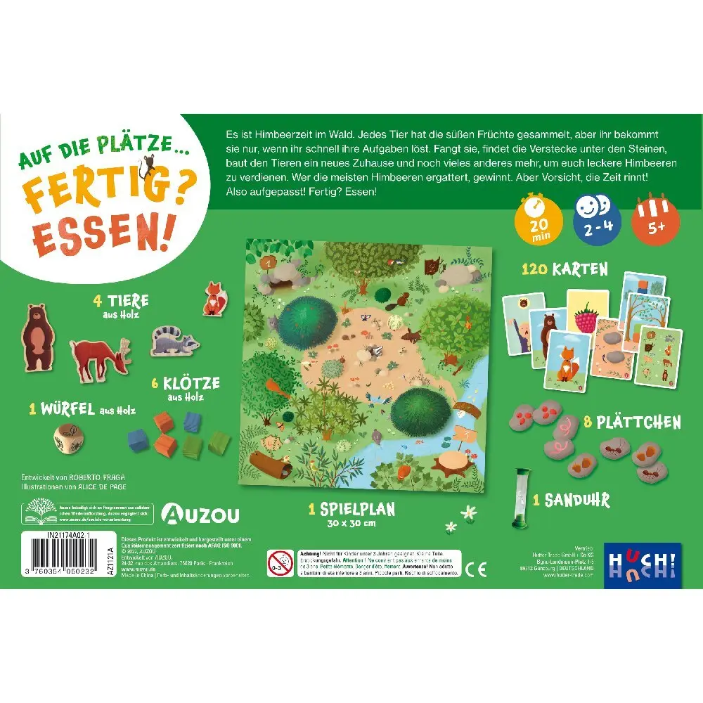 Bild: 3760354050232 | Auf die PlätzeFertig? Essen! (Spiel) | Roberto Fraga | Spiel | 405023