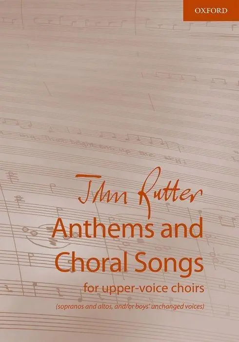 Cover: 9780193530232 | John Rutter: Anthems and Choral Songs | John Rutter | Klavierauszug