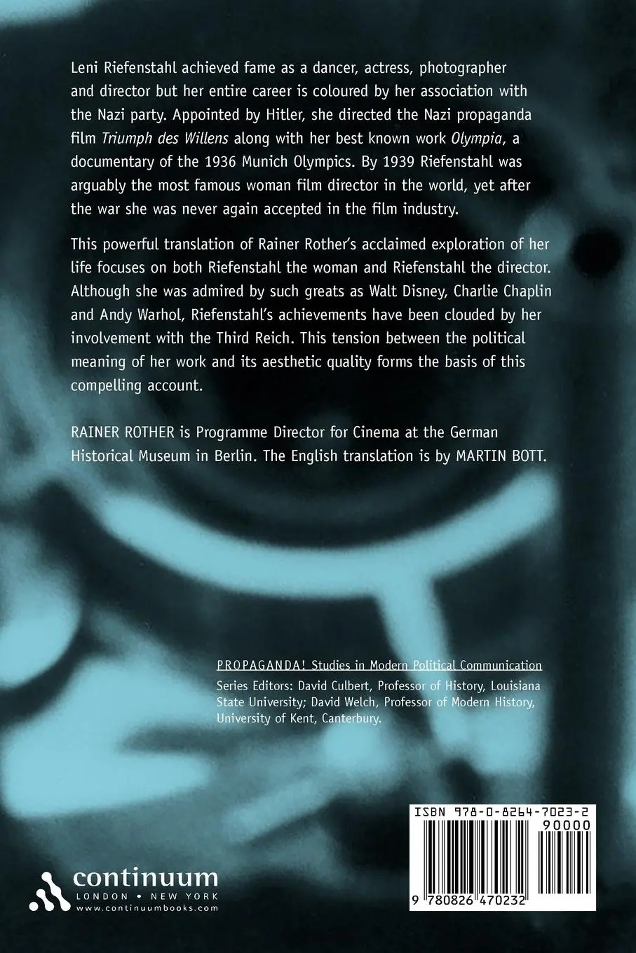 Rückseite: 9780826470232 | Leni Riefenstahl | The Seduction of Genius | Rainer Rother | Buch