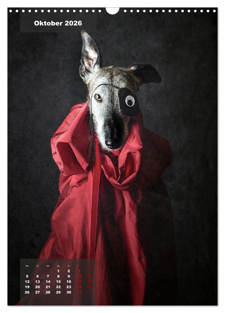 Bild: 9783516370232 | UNDERDOG - Windhundportraits (Wandkalender 2026 DIN A3 hoch),...