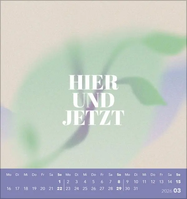 Bild: 9783731890232 | Zeit für mich 2026 | Verlag Korsch | Kalender | 13 S. | Deutsch | 2026
