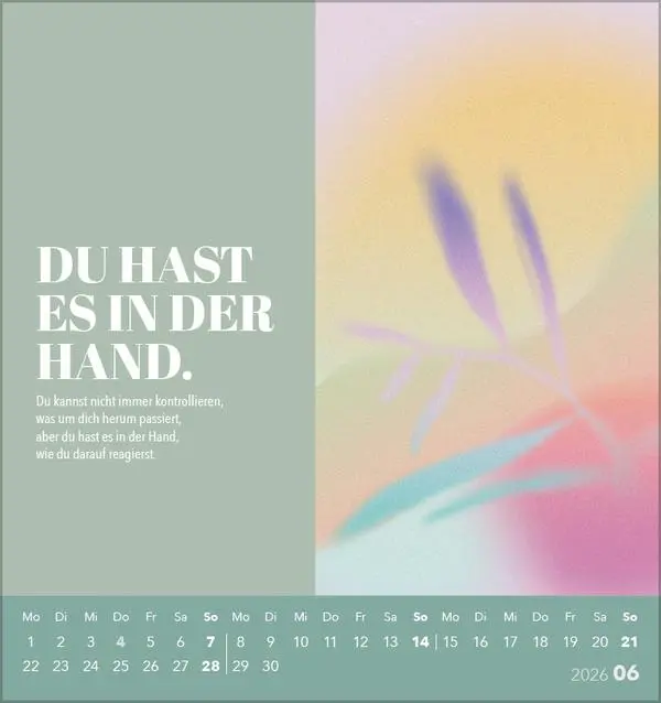 Bild: 9783731890232 | Zeit für mich 2026 | Verlag Korsch | Kalender | 13 S. | Deutsch | 2026