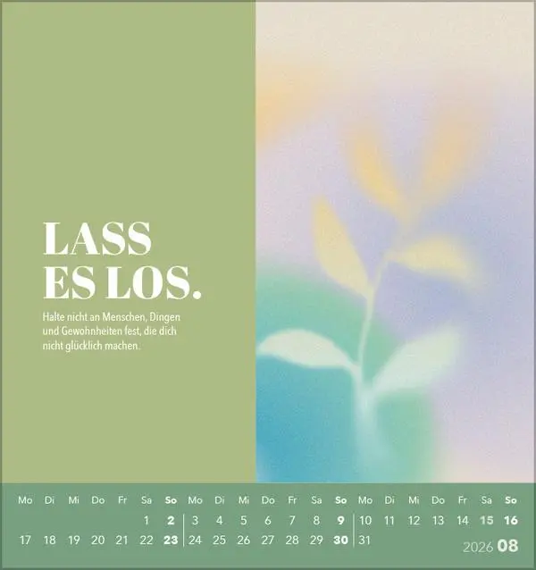 Bild: 9783731890232 | Zeit für mich 2026 | Verlag Korsch | Kalender | 13 S. | Deutsch | 2026