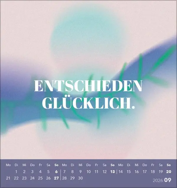 Bild: 9783731890232 | Zeit für mich 2026 | Verlag Korsch | Kalender | 13 S. | Deutsch | 2026