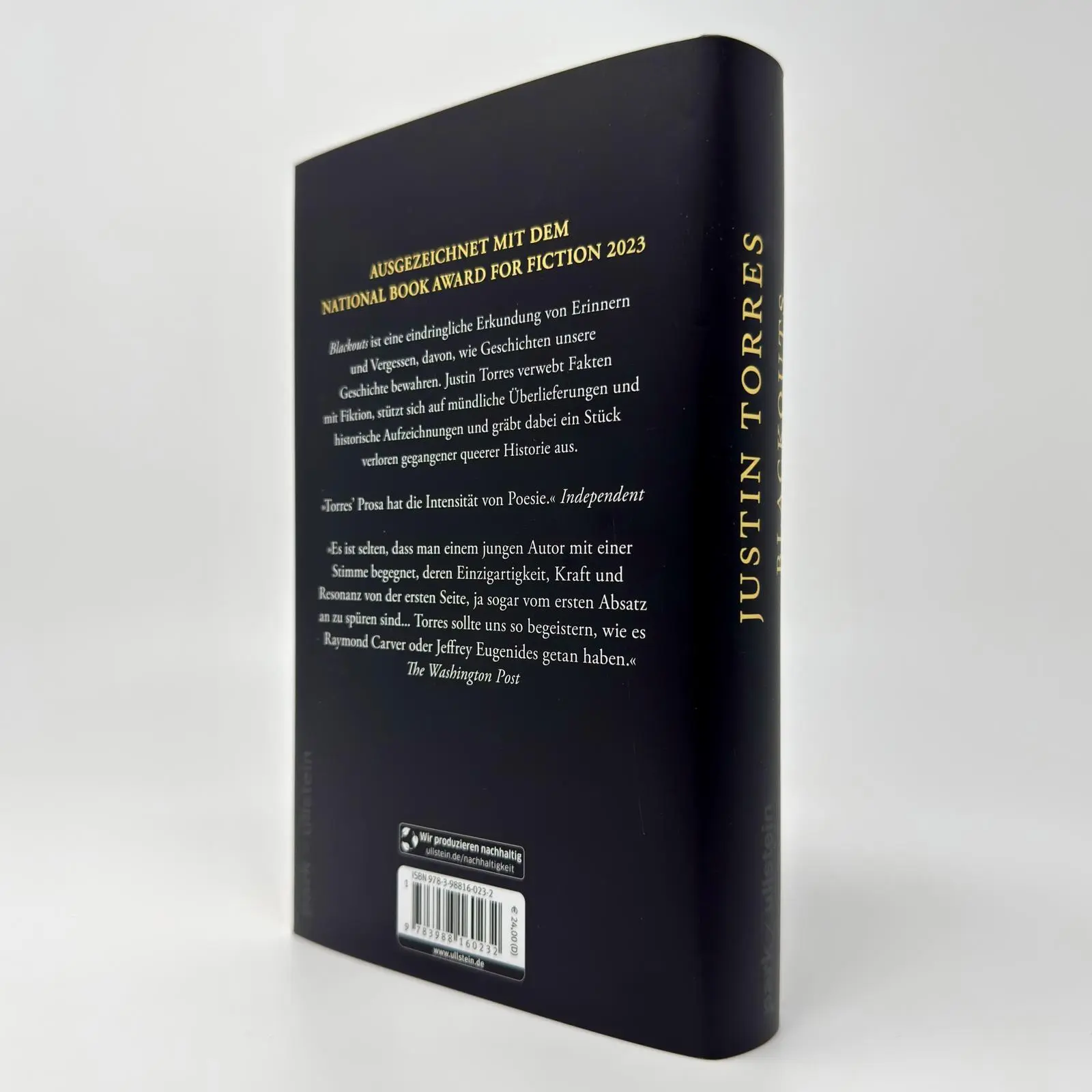 Bild: 9783988160232 | Blackouts | Roman Ausgezeichnet mit dem National Book Award 2023