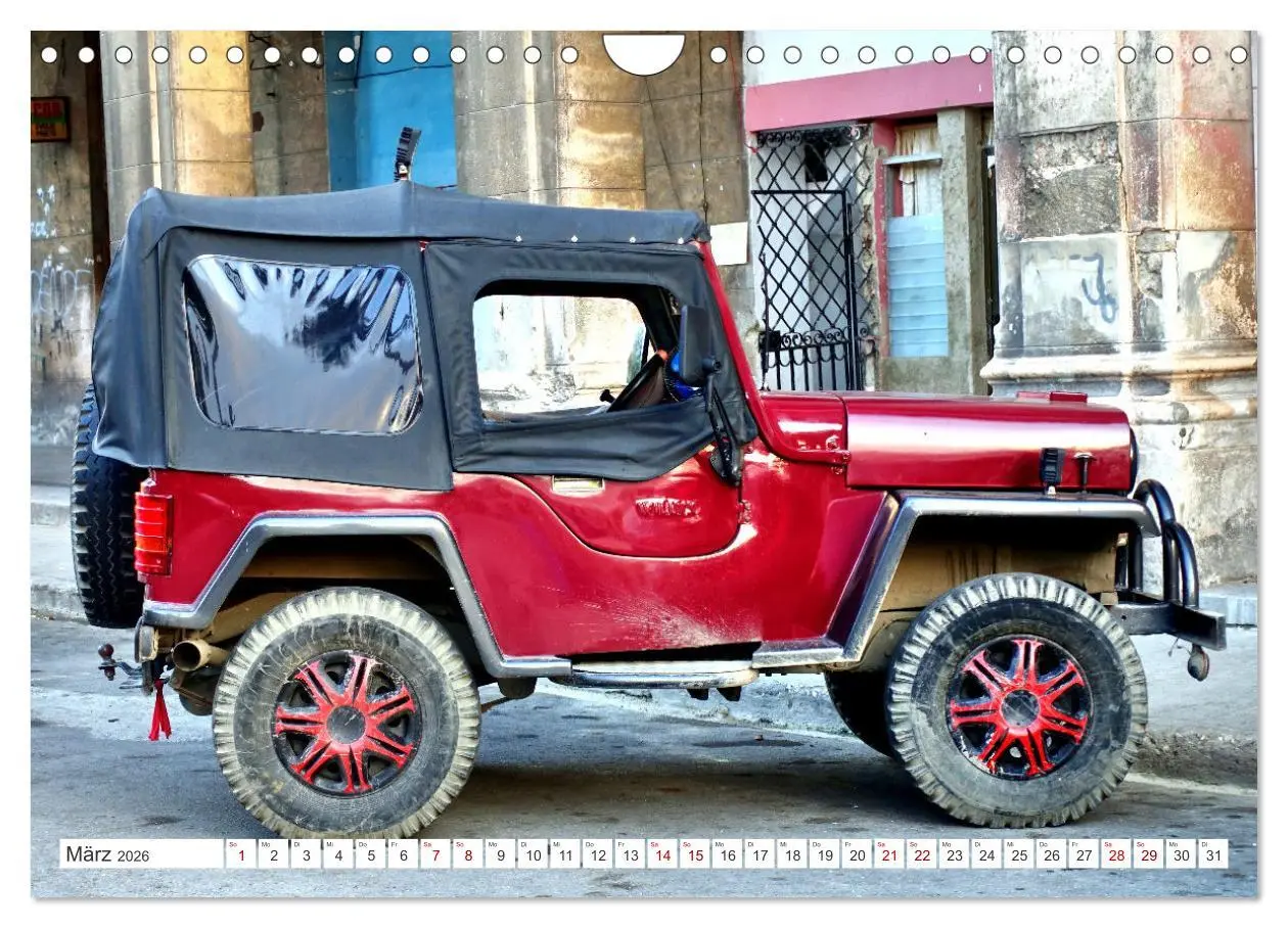 Bild: 9783457580332 | Willys Jeep - Eine amerikanische Legende auf Kuba (Wandkalender...