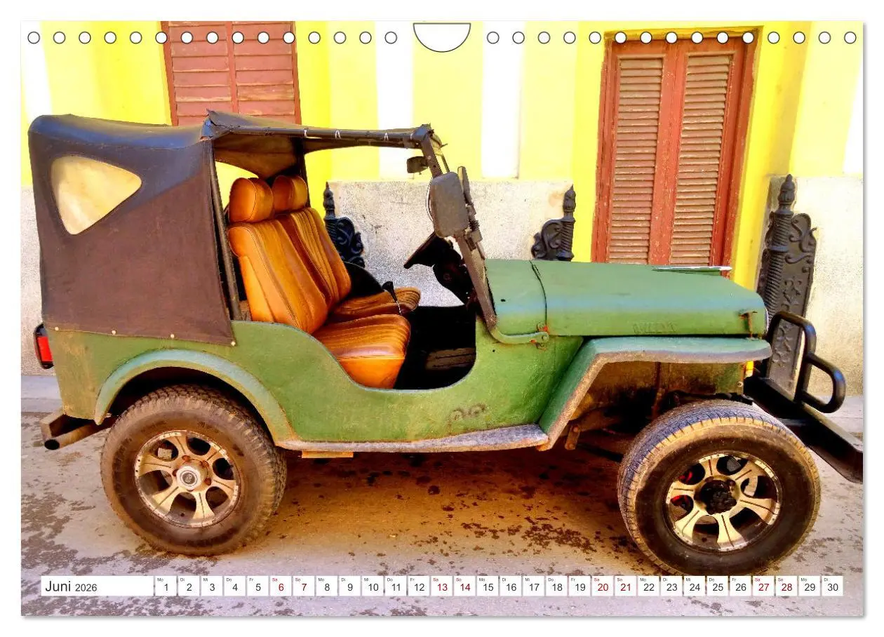 Bild: 9783457580332 | Willys Jeep - Eine amerikanische Legende auf Kuba (Wandkalender...