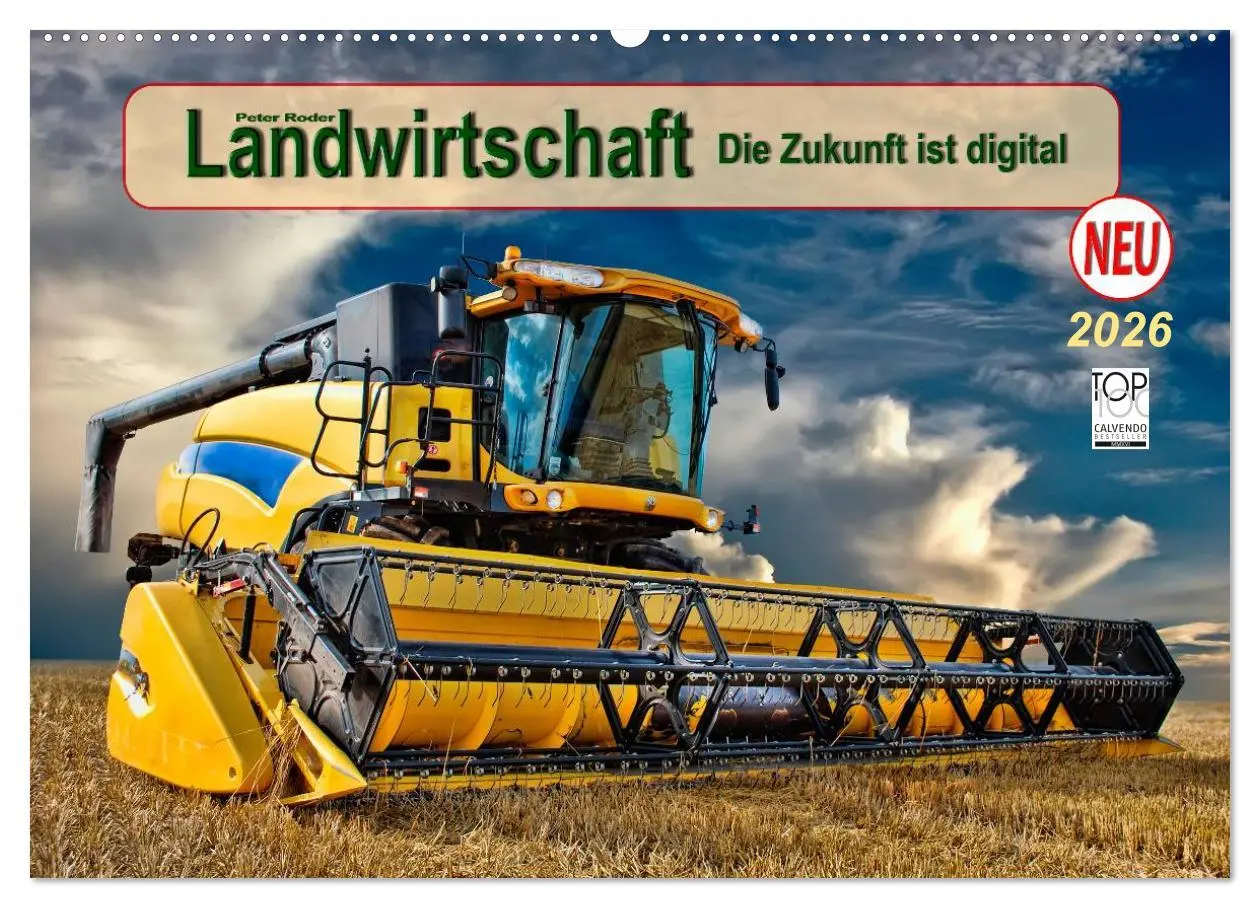 Cover: 9783457960332 | Landwirtschaft - die Zukunft ist digital (Wandkalender 2026 DIN A2...