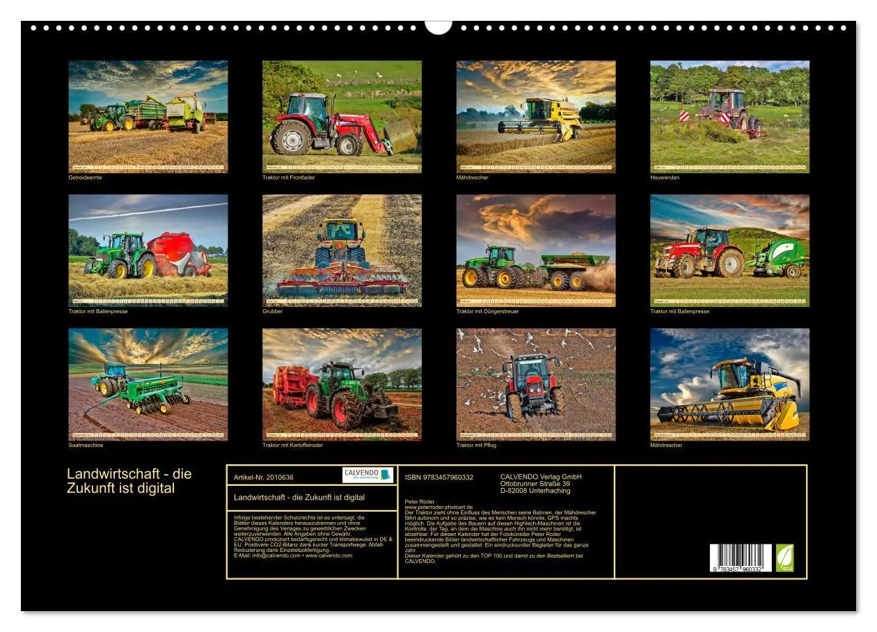 Bild: 9783457960332 | Landwirtschaft - die Zukunft ist digital (Wandkalender 2026 DIN A2...