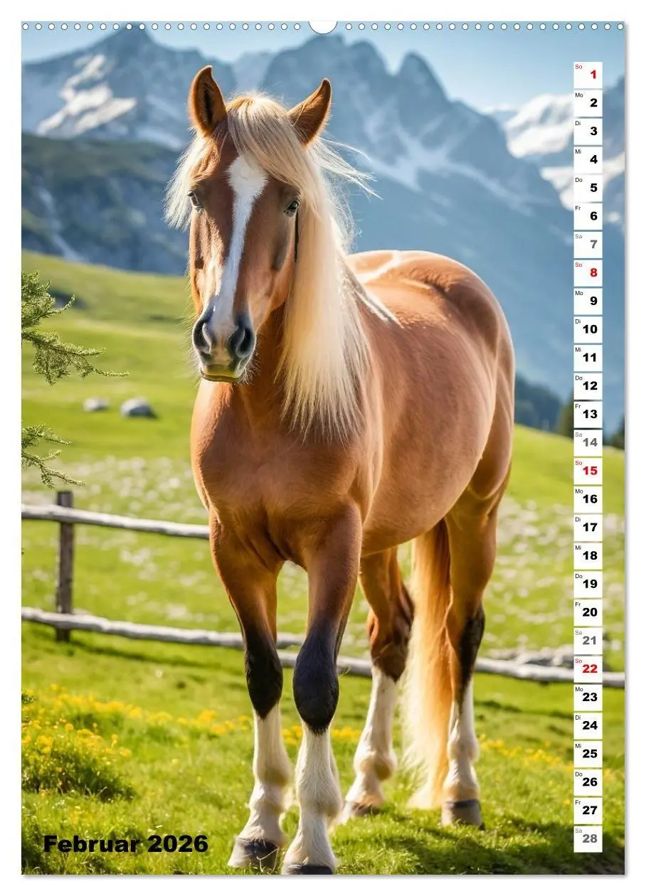 Bild: 9783516670332 | Pferdekalender - Wunderschöne Pferde in Natur und Portraits...