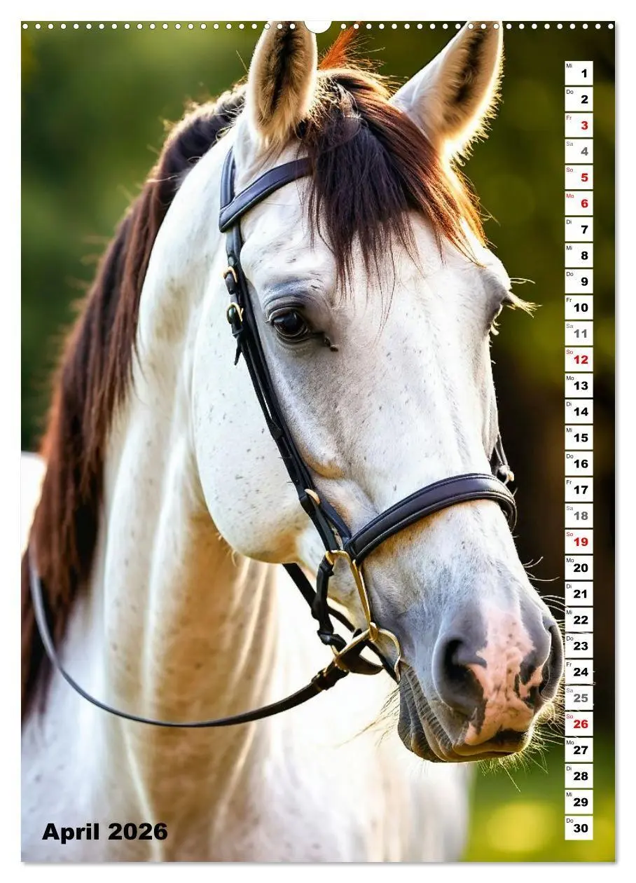 Bild: 9783516670332 | Pferdekalender - Wunderschöne Pferde in Natur und Portraits...