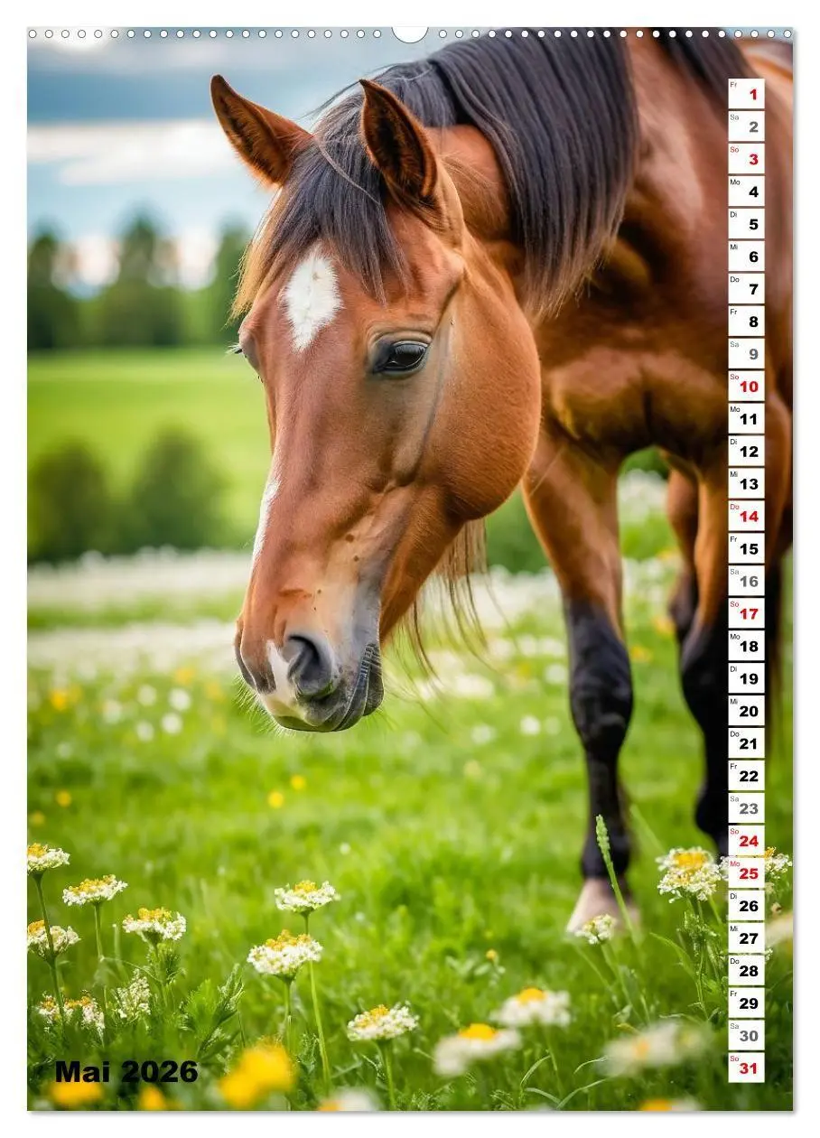 Bild: 9783516670332 | Pferdekalender - Wunderschöne Pferde in Natur und Portraits...