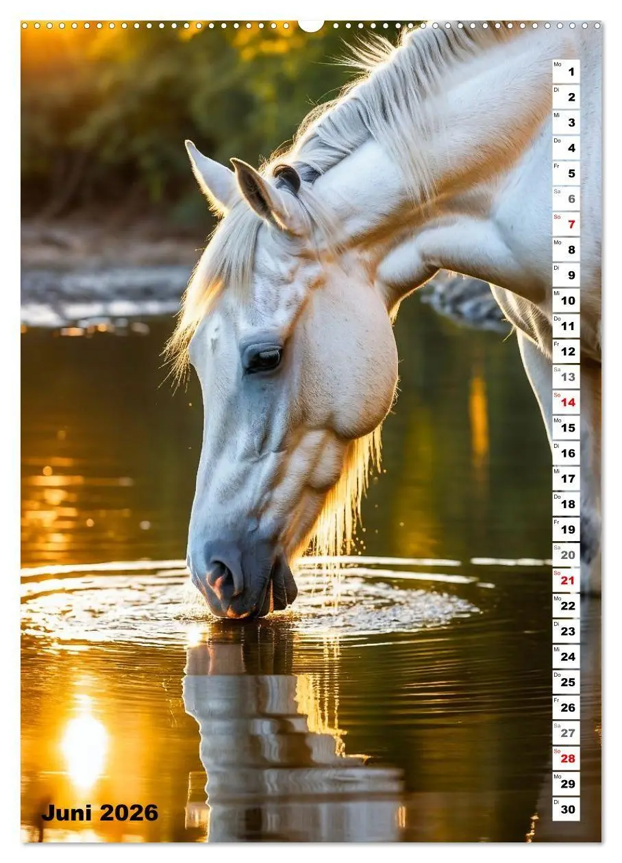 Bild: 9783516670332 | Pferdekalender - Wunderschöne Pferde in Natur und Portraits...