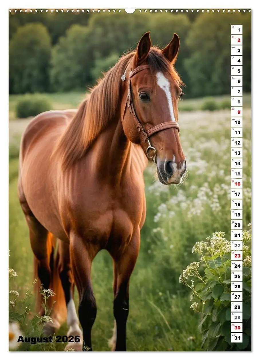 Bild: 9783516670332 | Pferdekalender - Wunderschöne Pferde in Natur und Portraits...