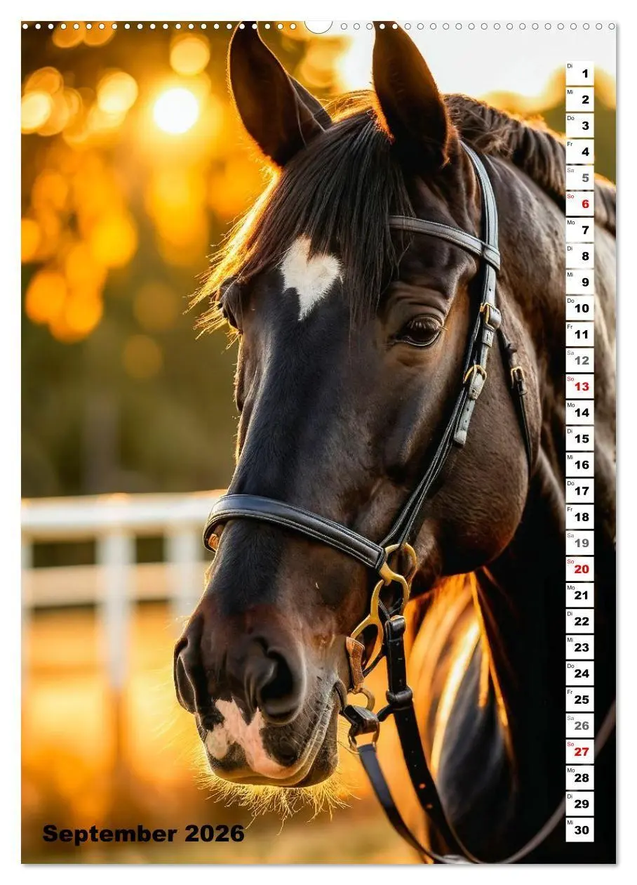 Bild: 9783516670332 | Pferdekalender - Wunderschöne Pferde in Natur und Portraits...
