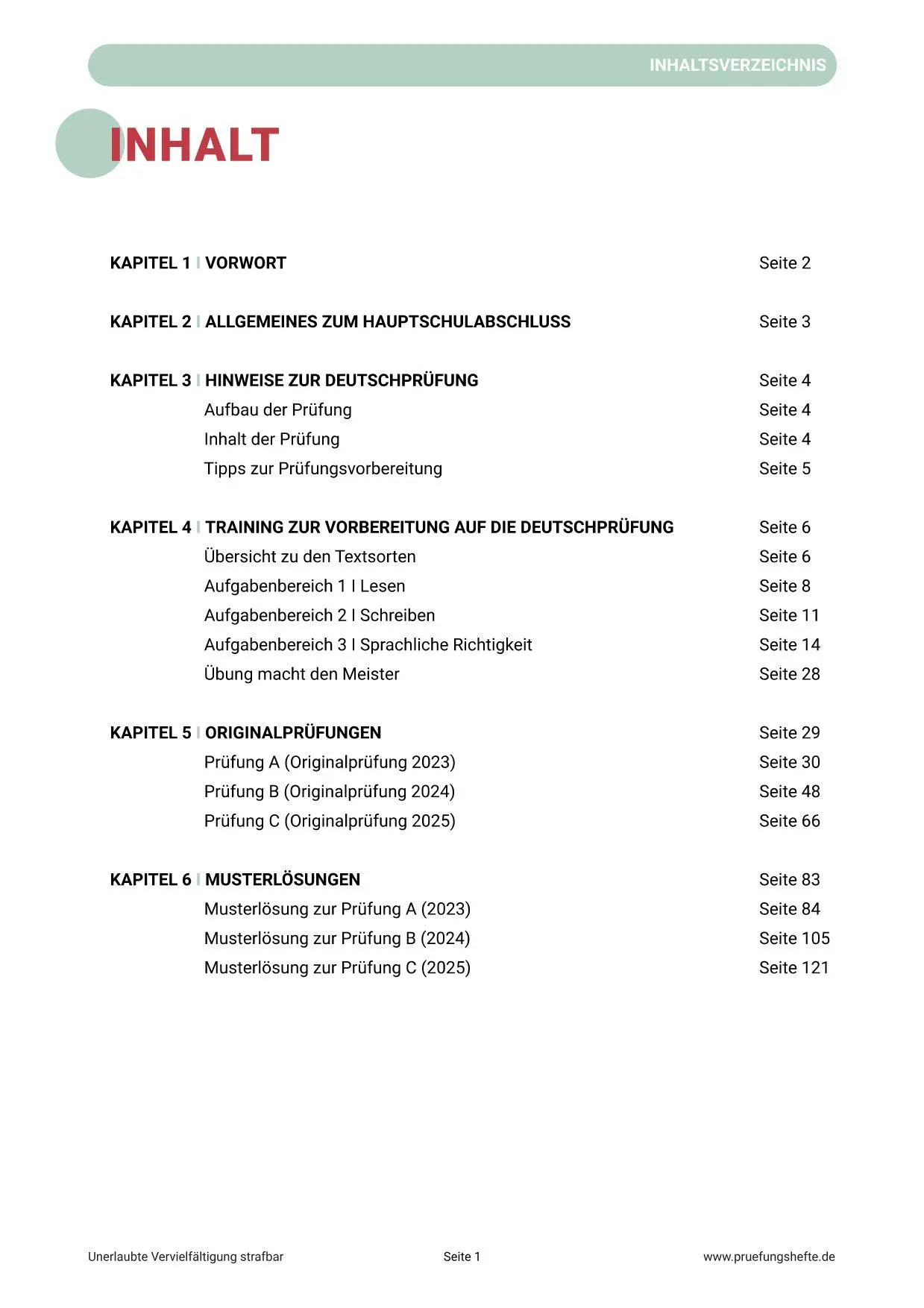 Bild: 9783692040332 | Prüfungsheft &amp; Training - 2026 Deutsch Hauptschule - Hessen -...