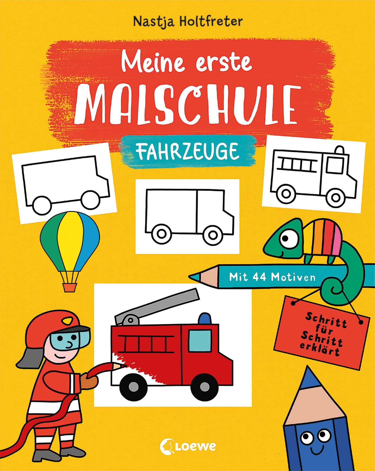 Cover: 9783743210332 | Meine erste Malschule - Fahrzeuge | Nastja Holtfreter | Taschenbuch