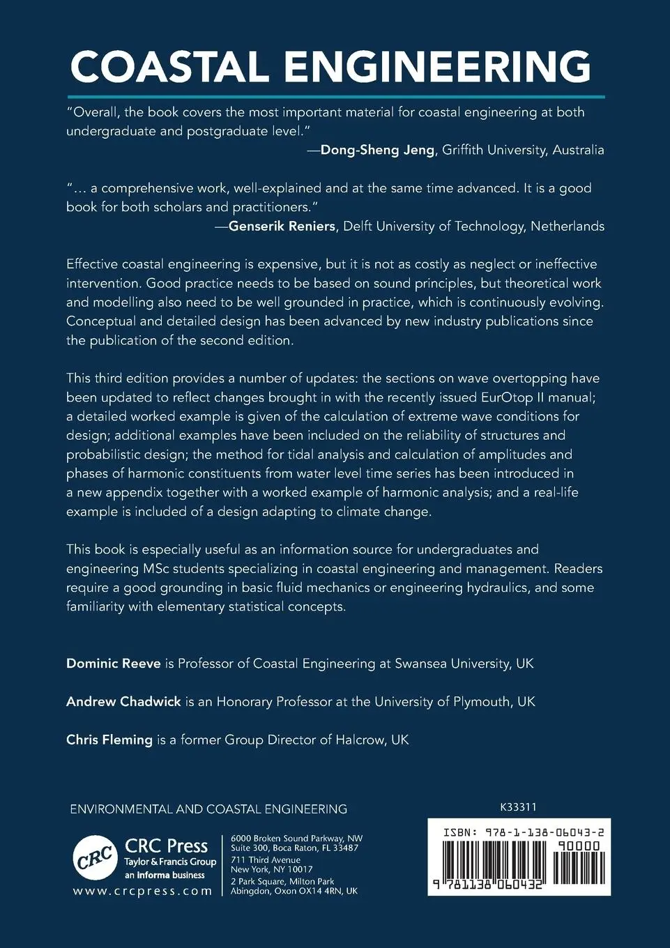 Rückseite: 9781138060432 | Coastal Engineering | Processes, Theory and Design Practice | Buch