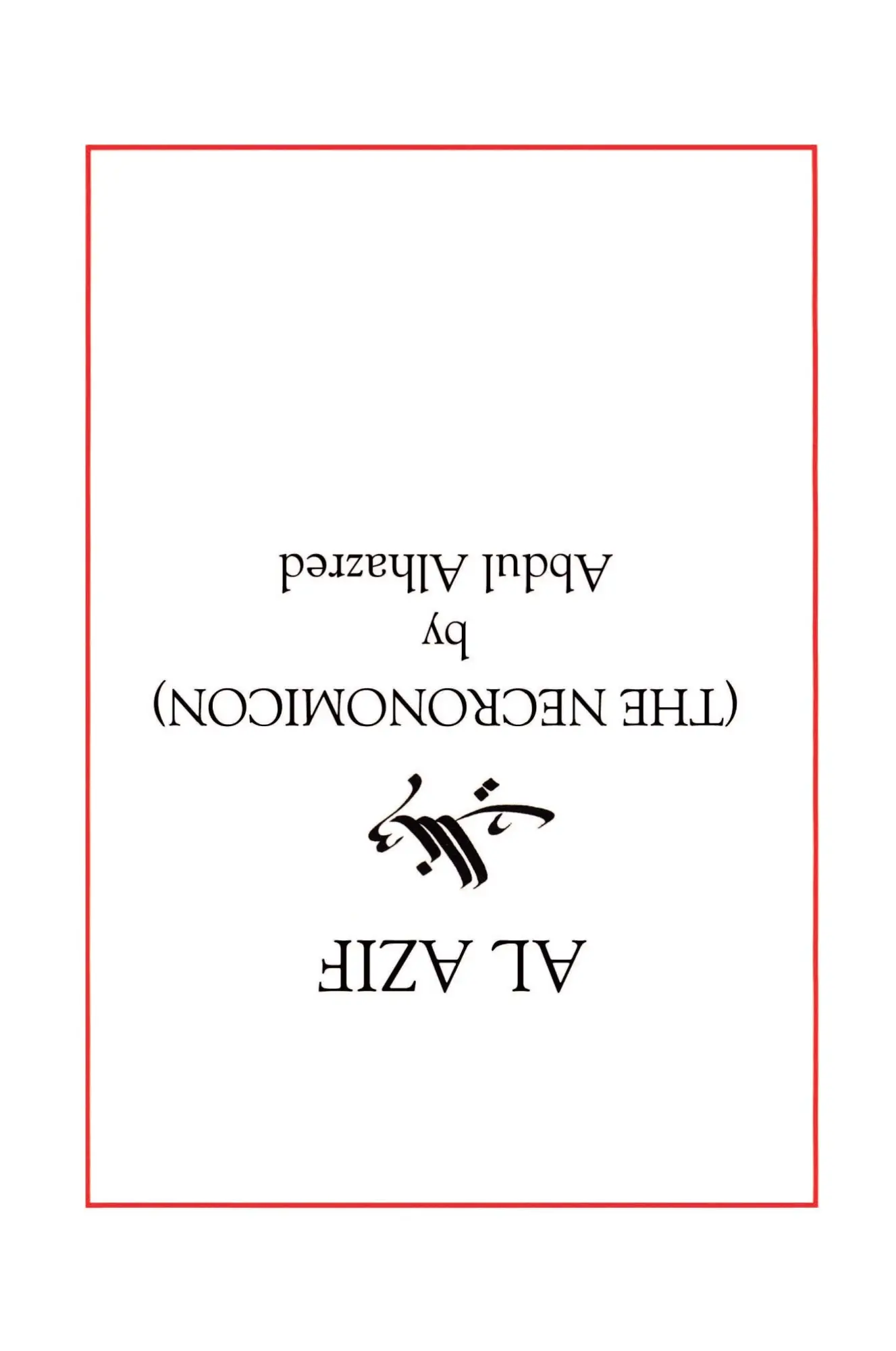 Cover: 9781587150432 | Al Azif | The Necronomicon | Abdul Alhazred | Taschenbuch